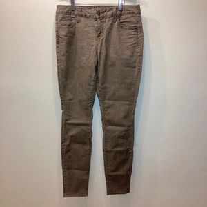 Vince Skinny Jeans Cocoa Wash Ankle Crop Pants Brown Size 30